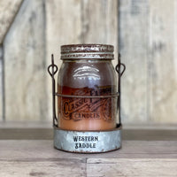 Classic Farmhouse Star Candle - Western Saddle