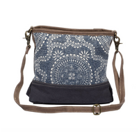 Myra Bags Navy Kilim Shoulder Bag