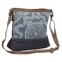 Myra Bags Navy Kilim Shoulder Bag