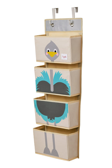 3 Sprouts Ostrich Hanging Wall Organizer