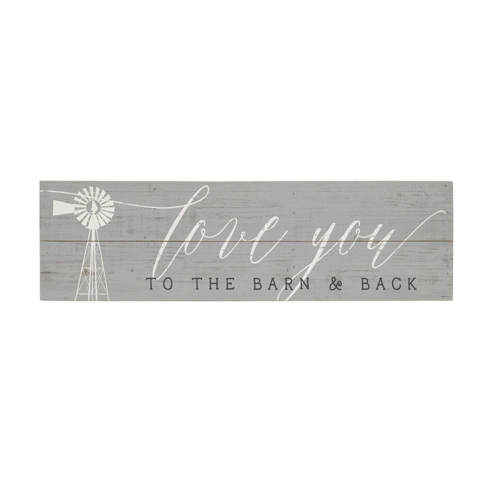 Love You to the Barn And Back - Vintage Pallet Board