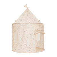 3 Sprouts Recycled Fabric Play Tent Castle - Terrazzo Cream