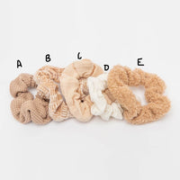 Scrunchie - Assorted Tan Tones