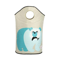 3 Sprouts Polar Bear Laundry Hamper