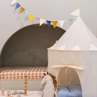 3 Sprouts Recycled Fabric Play Tent Castle - Cream