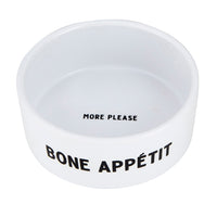 Bone Appetit Ceramic Pet Food Bowl