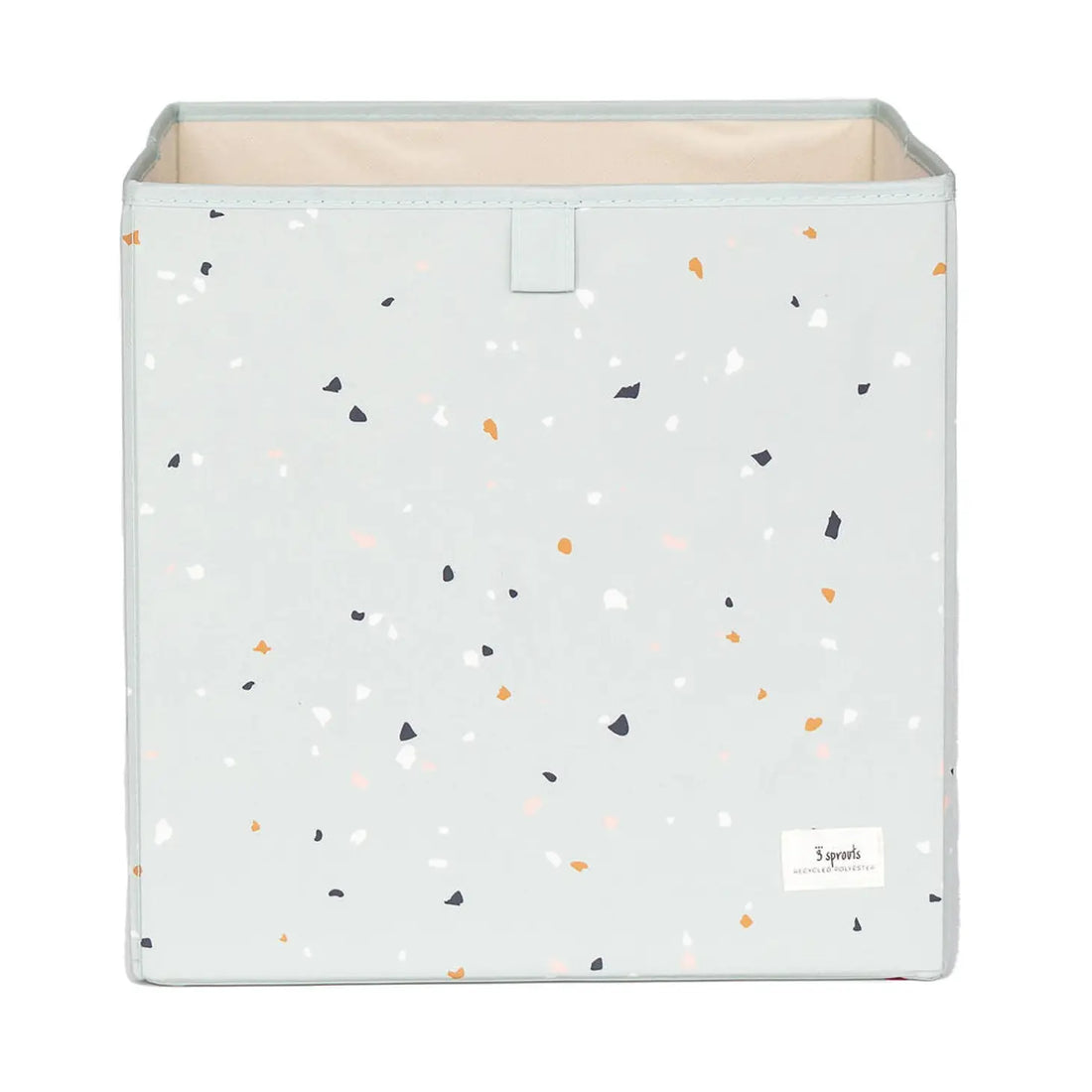 Recycled Fabric Storage Cube - Terrazzo Green