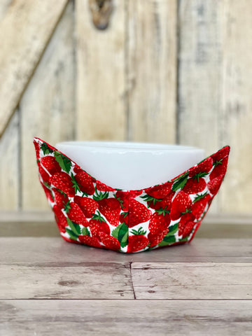 Strawberry Bowl Cozy