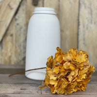 Yellow Glitter Floral Spray