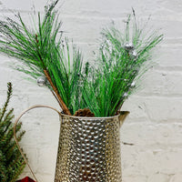 Pine Spray with Glitter Ball