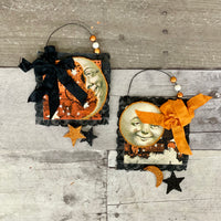 Bethany Lowe Halloween Moon Hanging Decoration