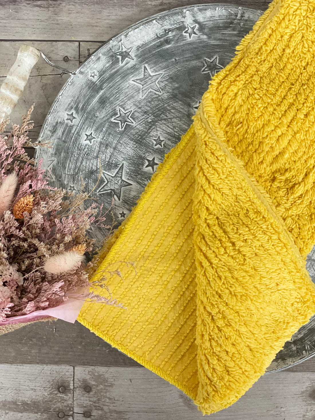 Shaggies Chenille Wash Clothes + Towels - Cornbread