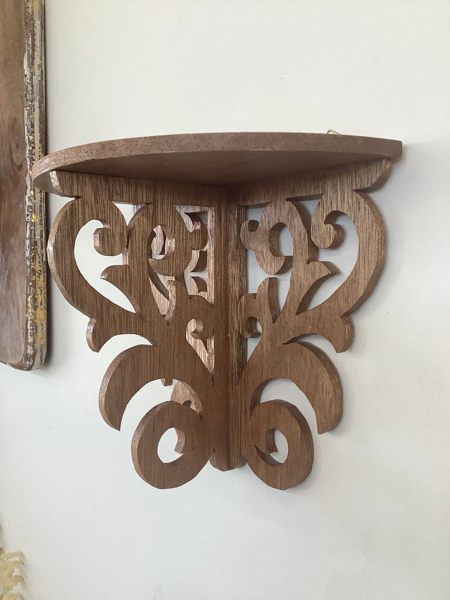 Wooden Decorative Small Wall Shelf