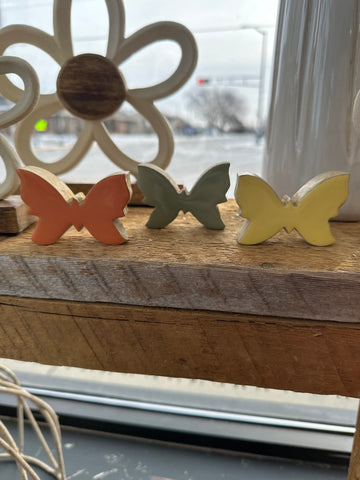 Colorful Wooden Butterflies