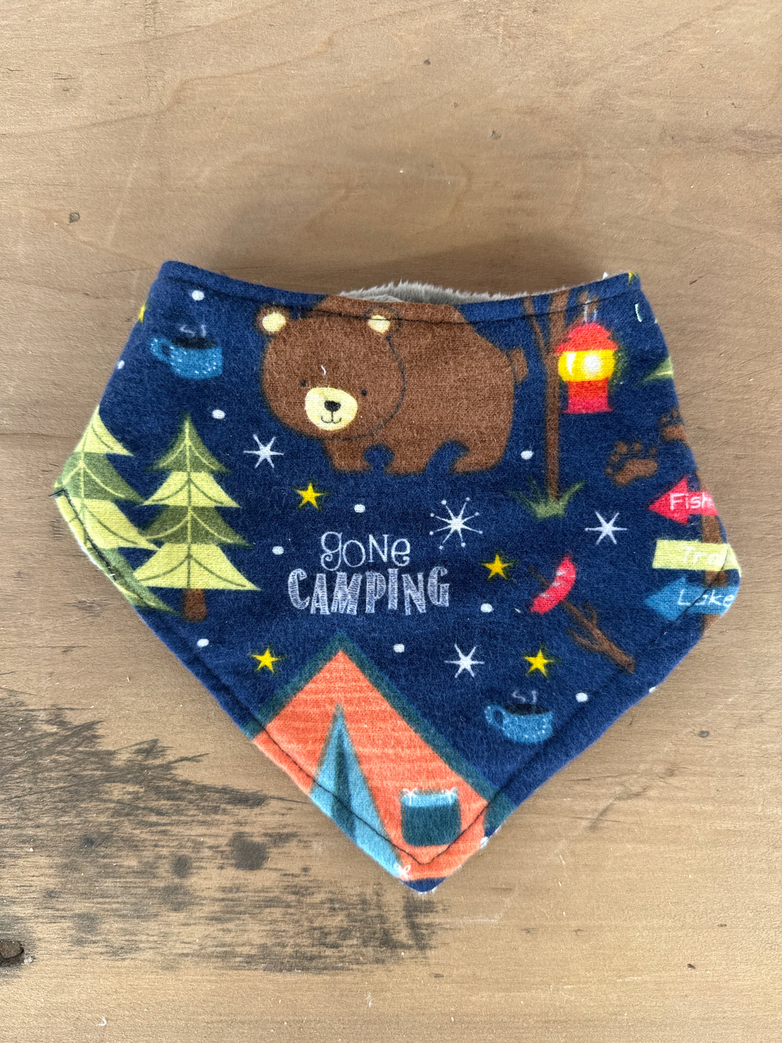 Gone Camping Baby Bib Bandana
