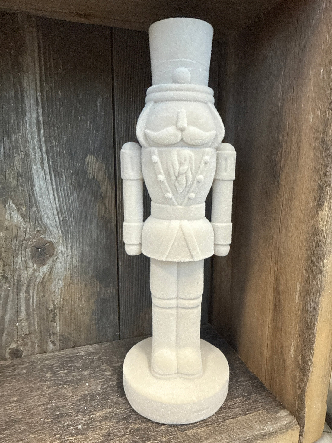 Ivory Velvet Nutcracker