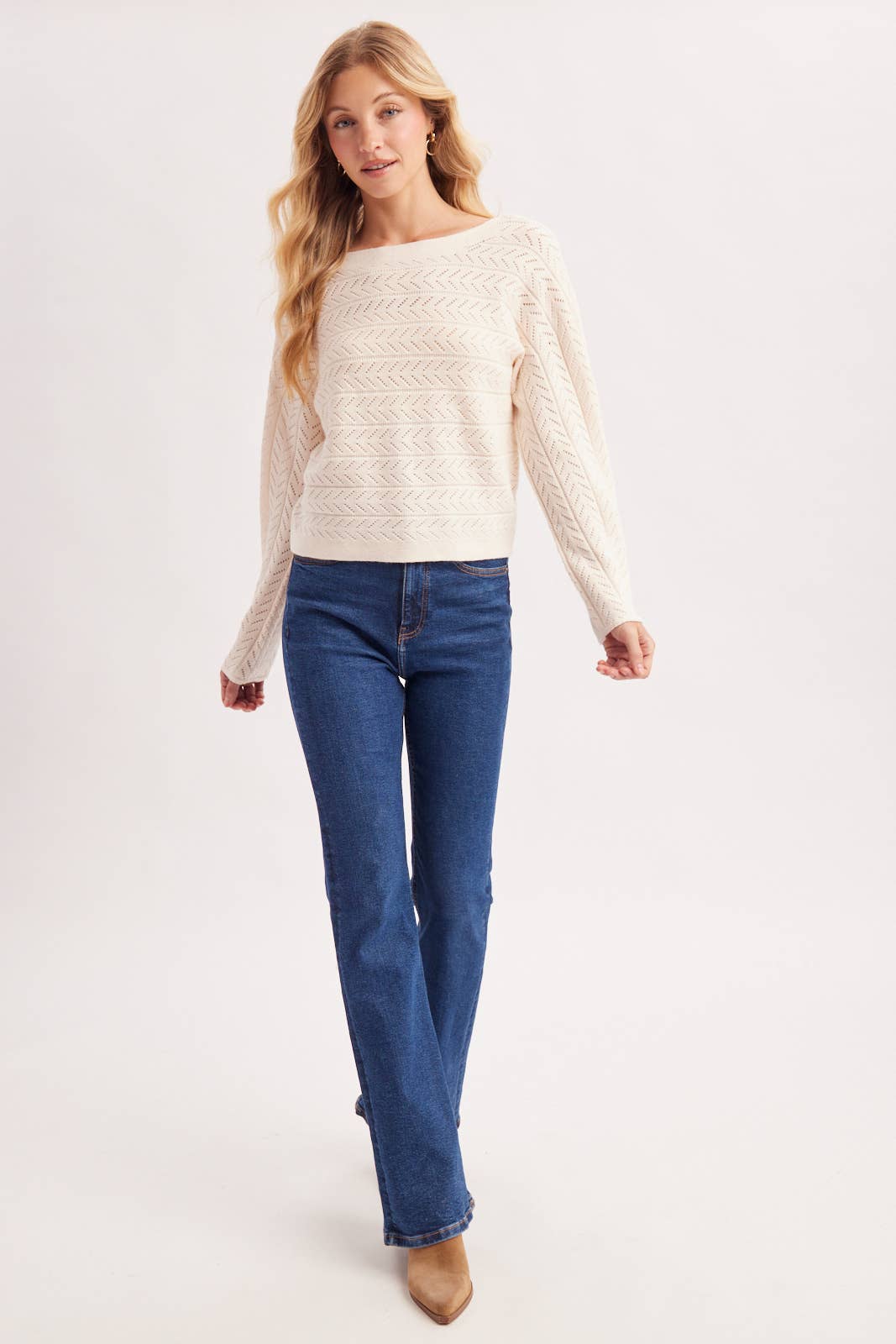 Woven Waves Sweater