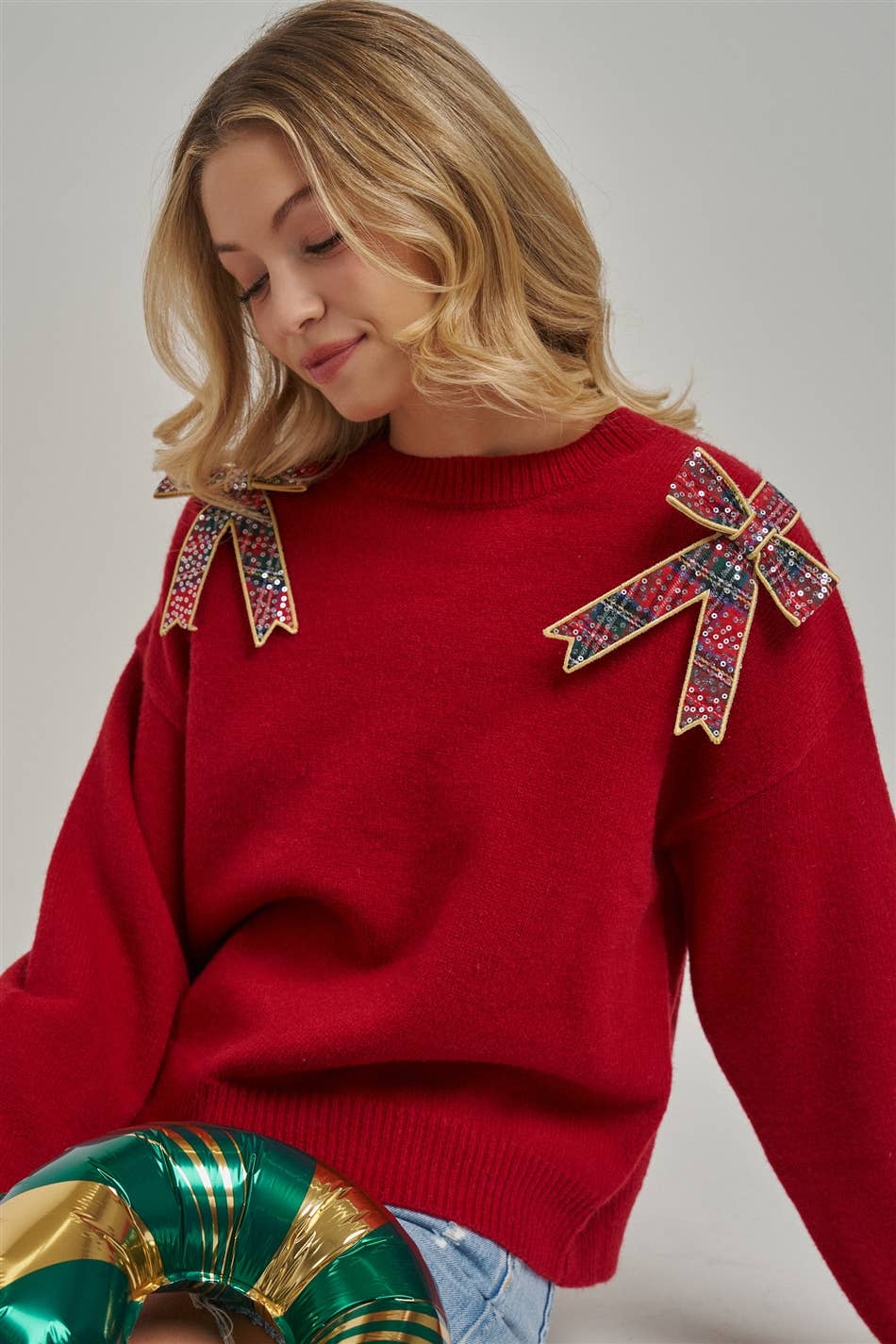 Mistletoe & Bows Sweater
