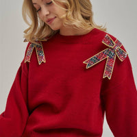 Mistletoe & Bows Sweater