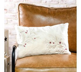 Berry Holly Fur Pillow