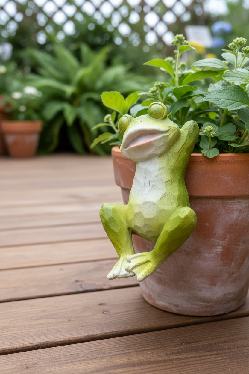 Frog Pot Hanger