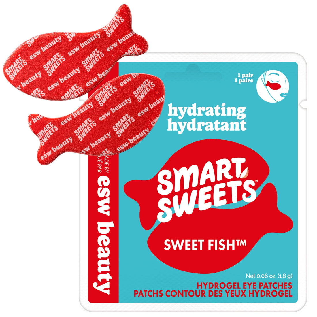 ESW x SmartSweets Hydrating Sweet Fish™ Eye Patches: 1 pc