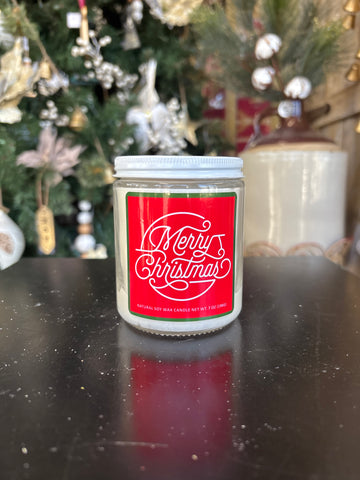 Merry Christmas Candle