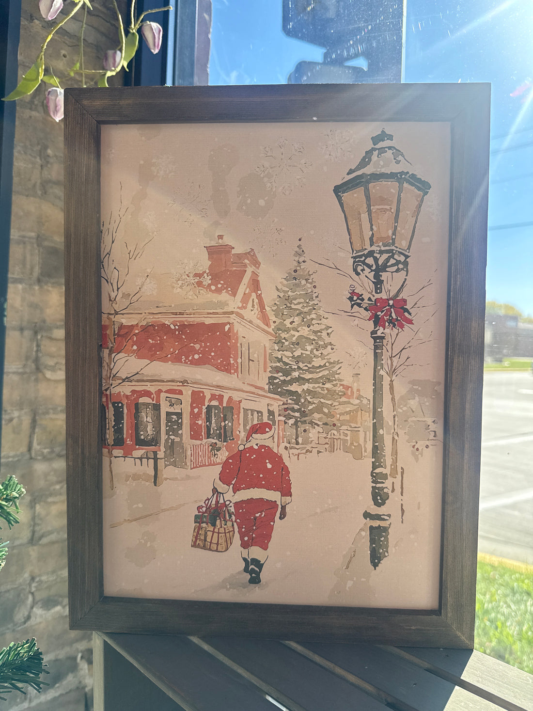 Santa Comes To Town Frame