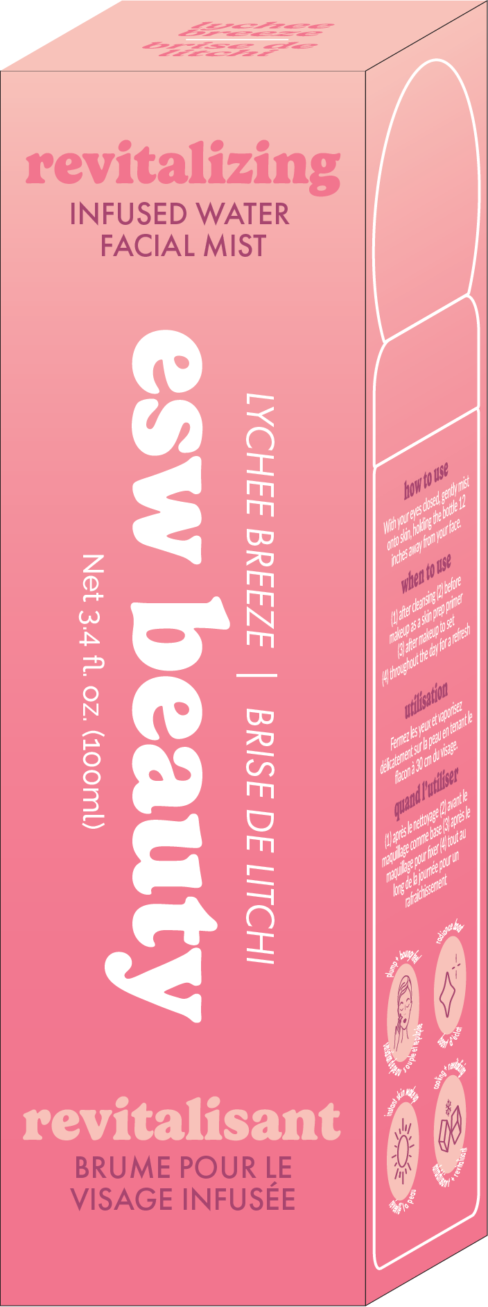 Lychee Breeze Revitalizing Infused Water Facial Mist