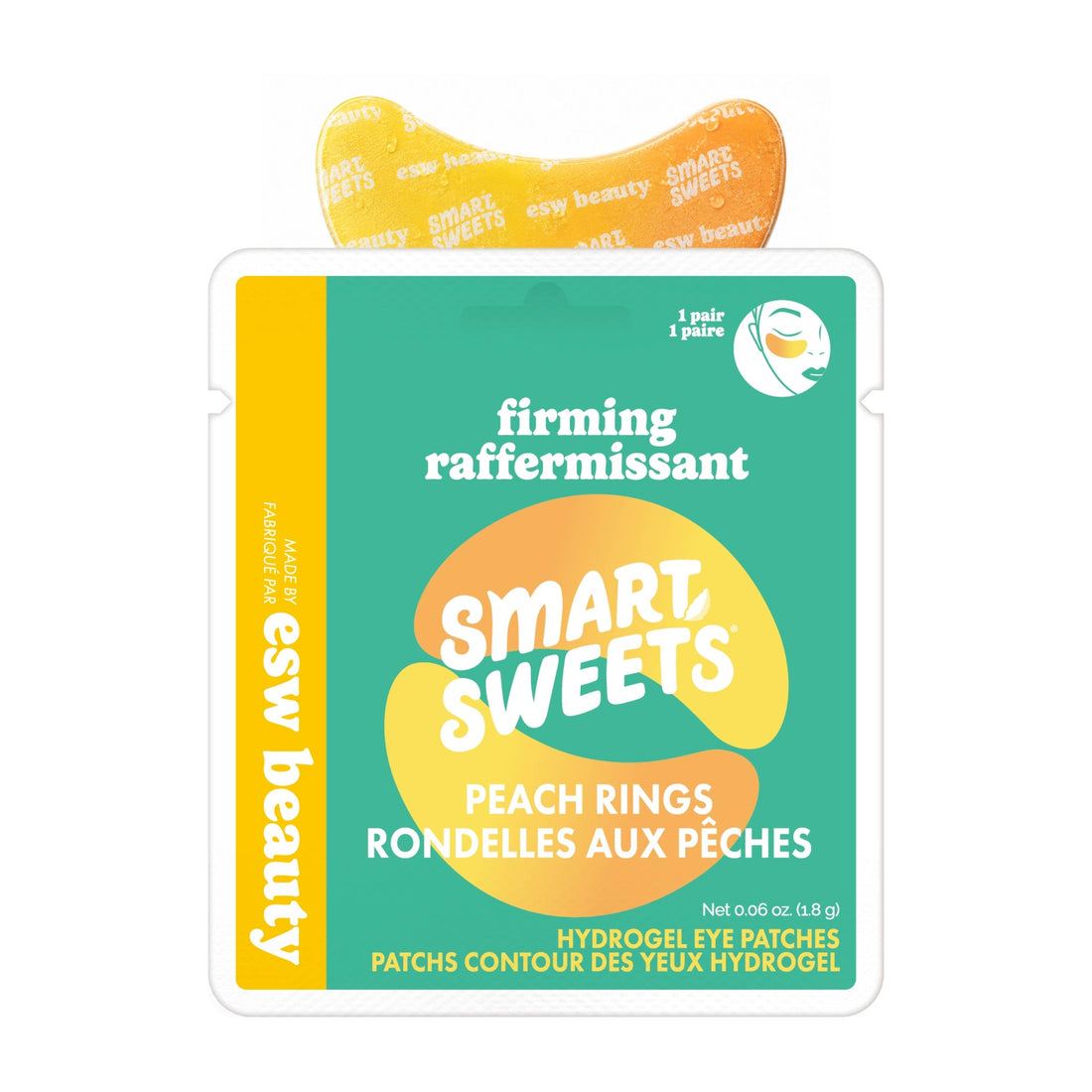 ESW x SmartSweets Firming Peach Rings Eye Patches: 1 pc