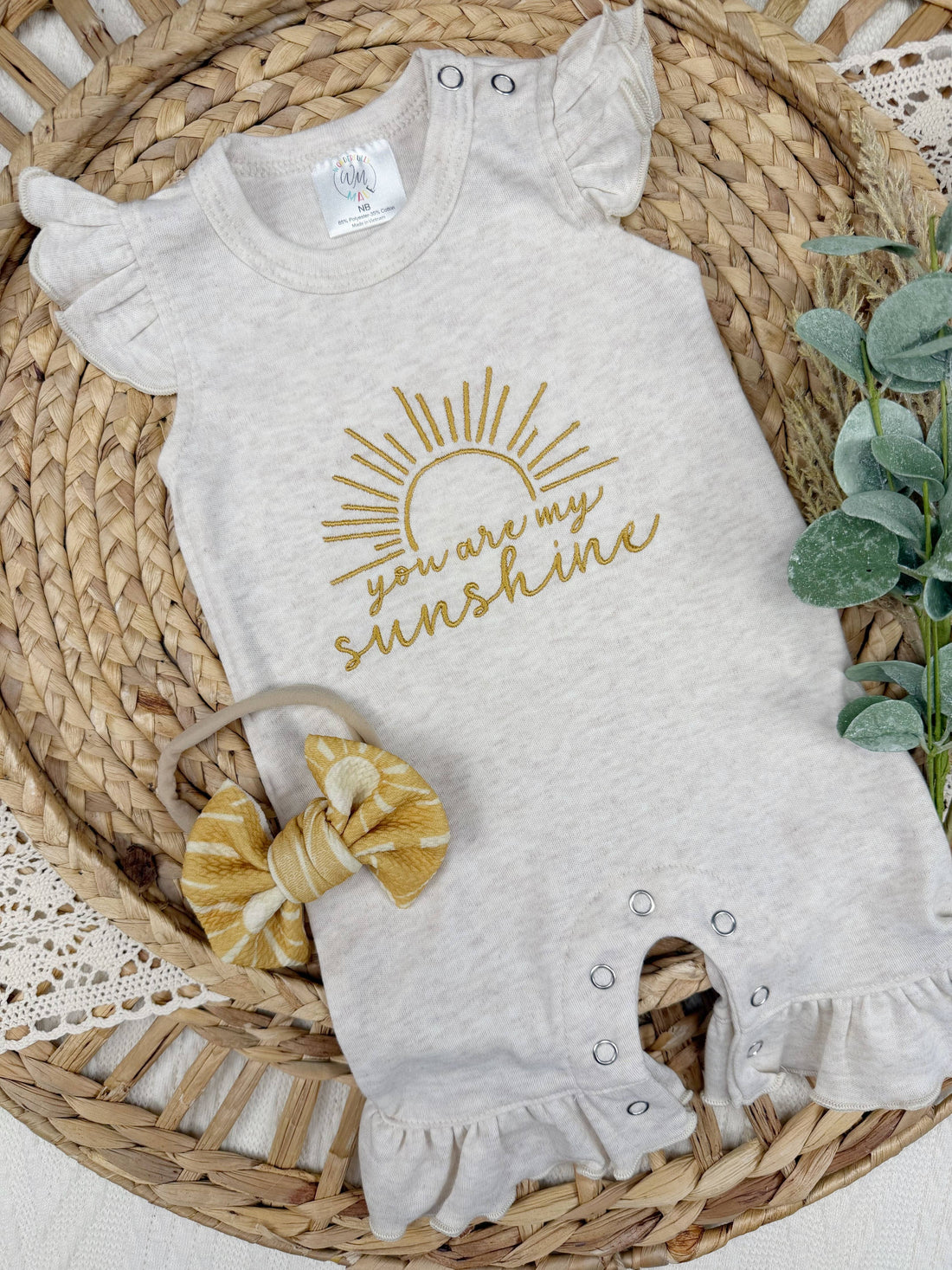 Flutter Romper | Sunshine