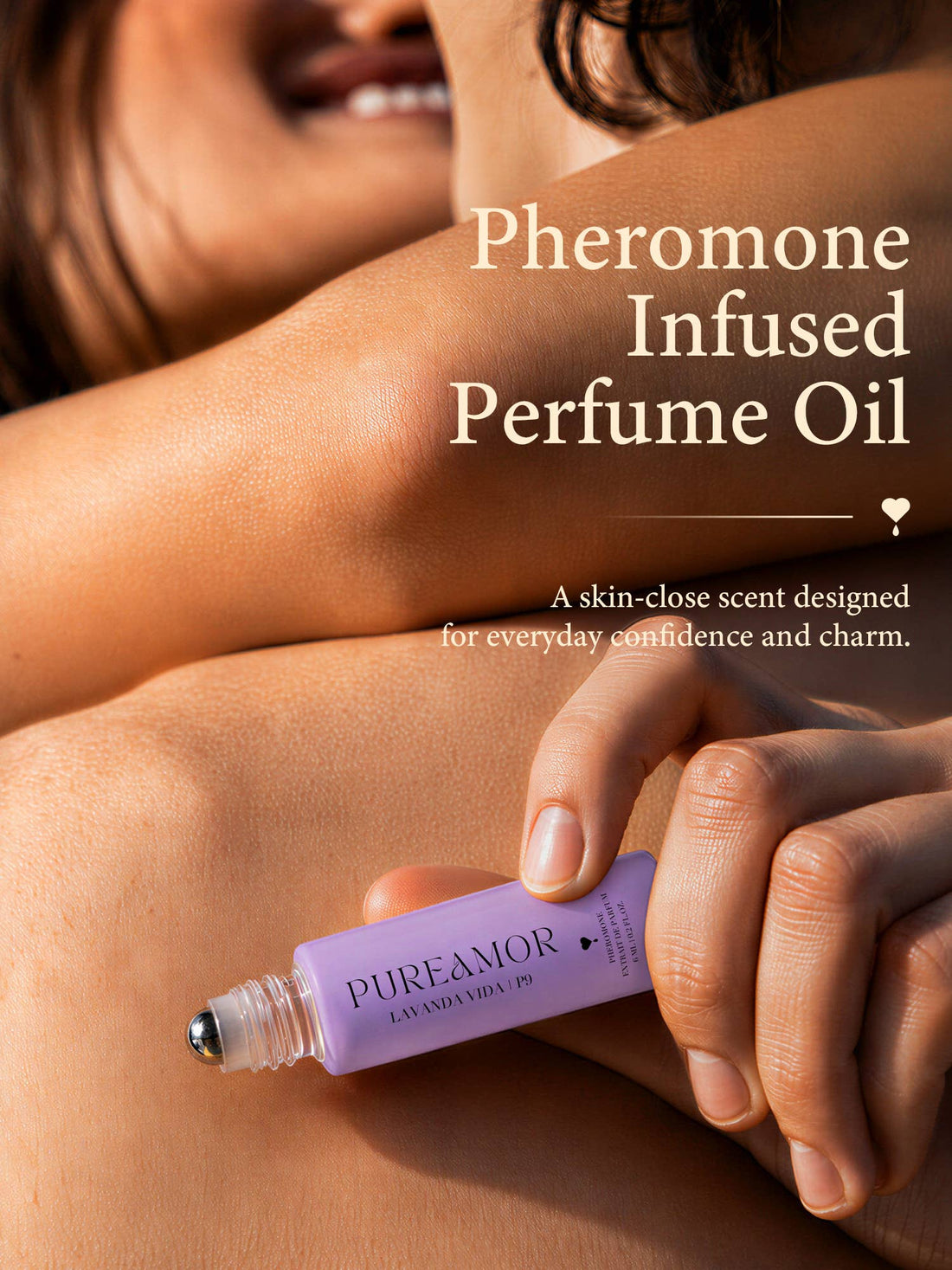 Lavanda Vida | Roll-on Pheromone Keychain Perfume Oil - 6ml: Seashell Clip