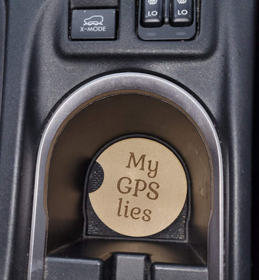 Laser Cut Car Coaster
