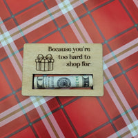 Laser Cut Money Holder