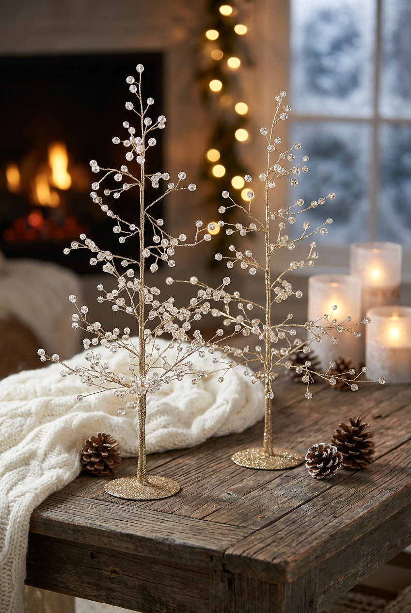 Gold Crystal Tree