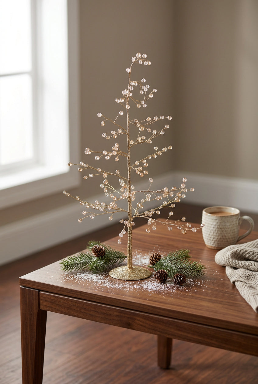 Gold Crystal Tree
