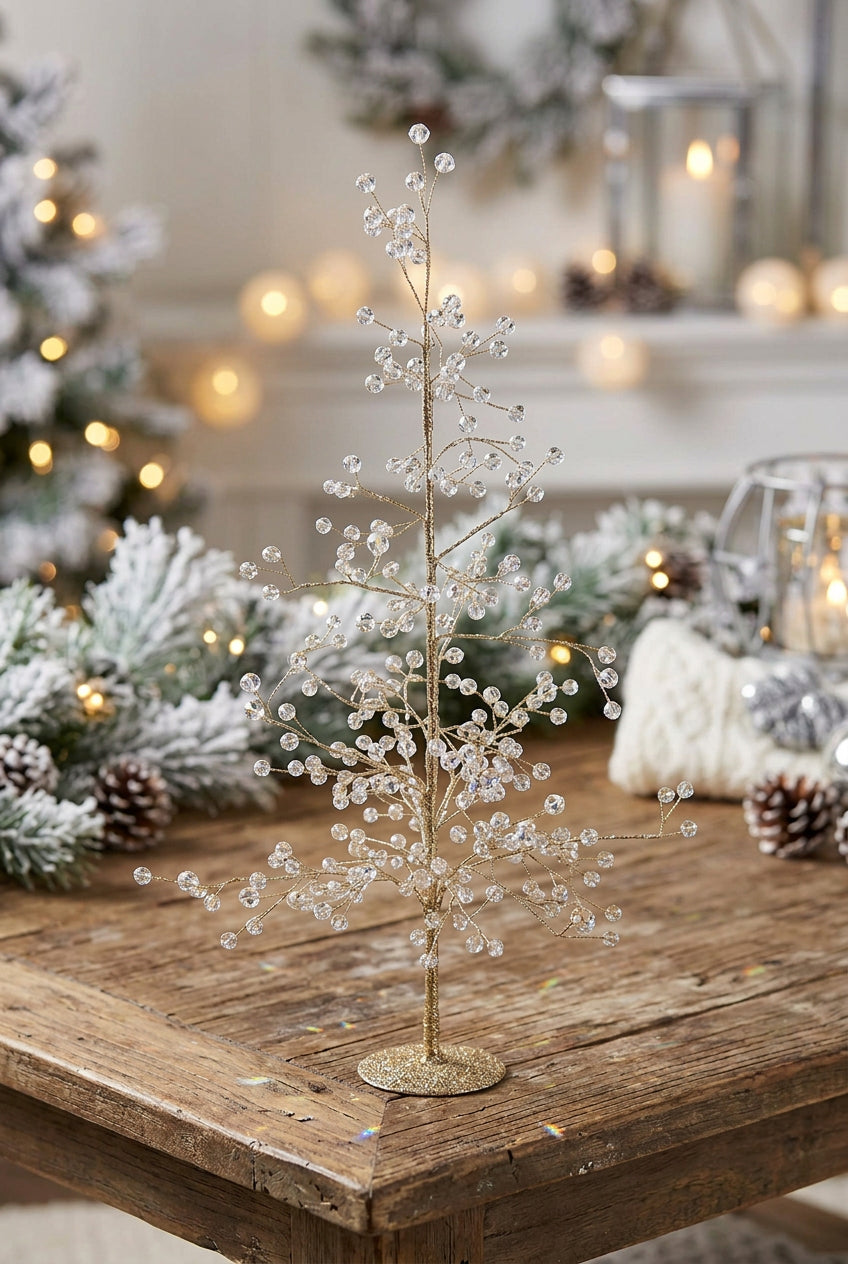 Gold Crystal Tree
