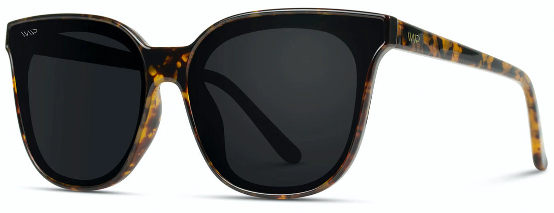 Lucy Oversized Square Polarized Sunglasses - Tortoise