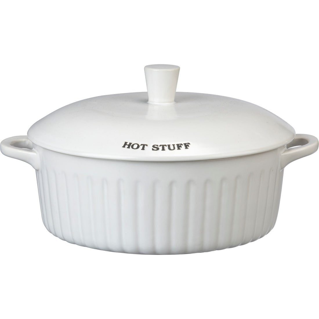 More Please Covered Casserole Dish