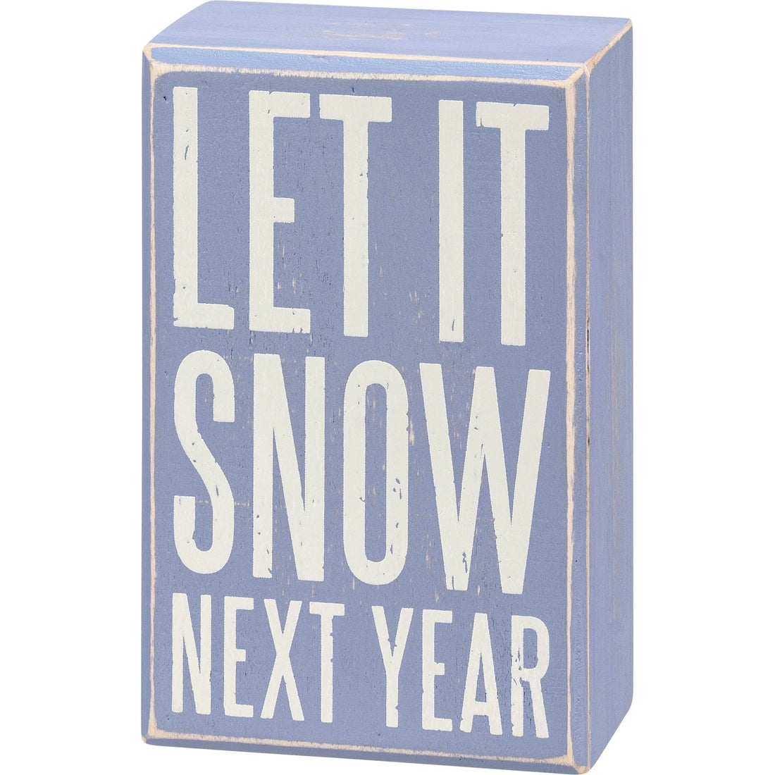 Let It Snow Box Sign