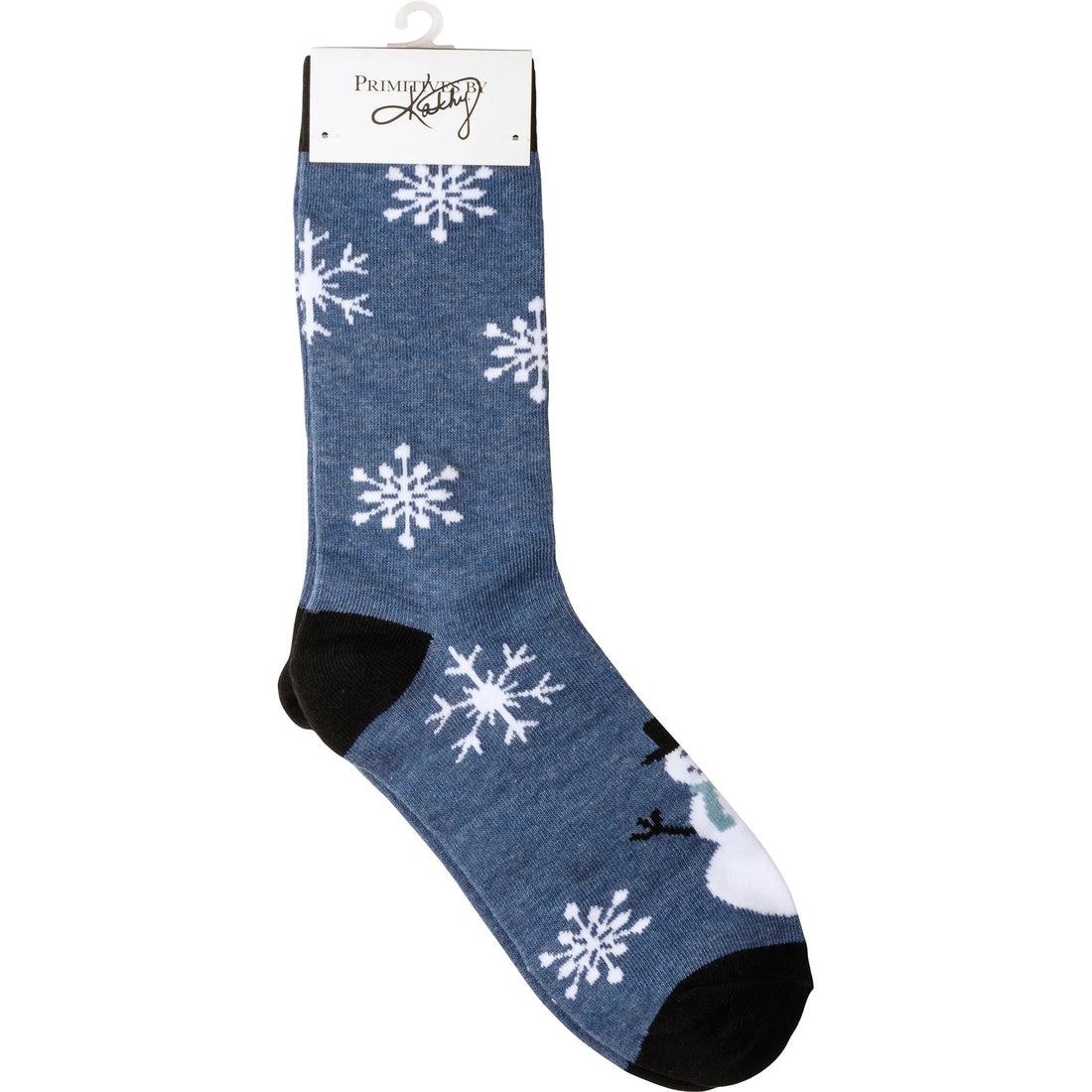 Snowman + Snowflakes Socks