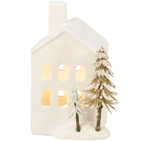 Winter House Figurine