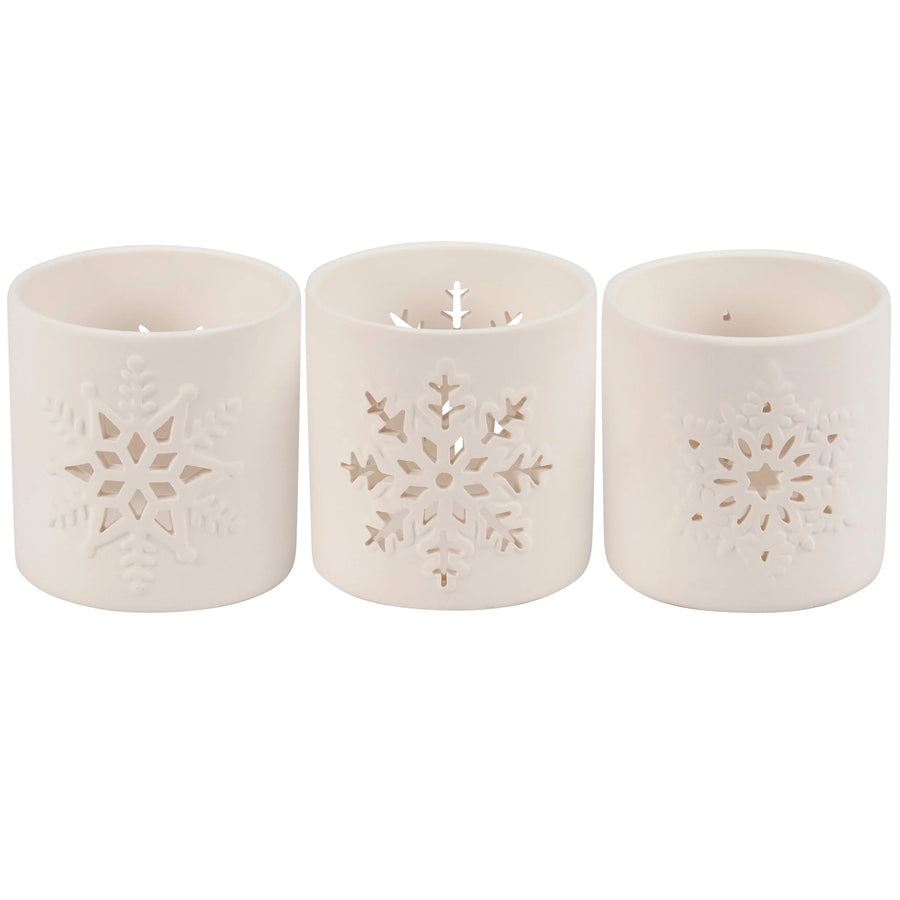 Snowflake Candle Holder