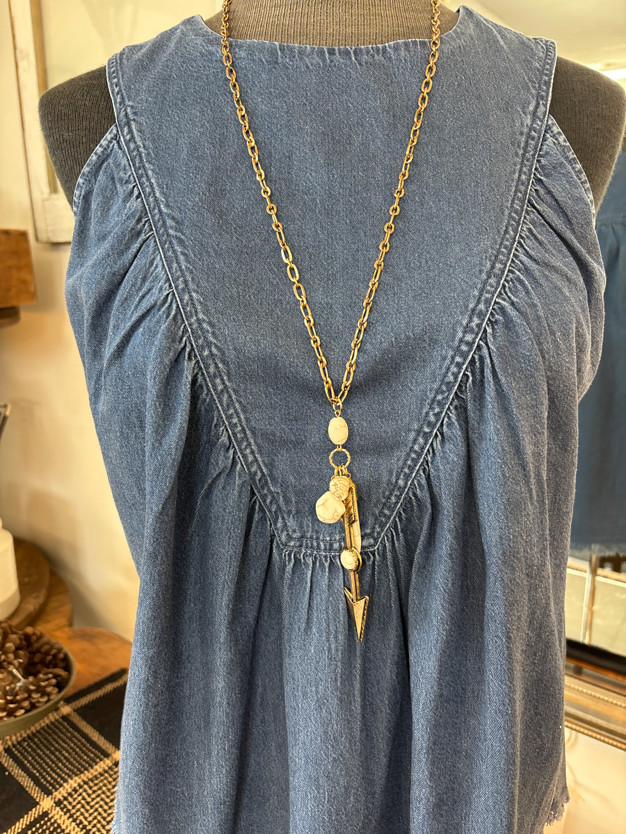 Arrow Statement Necklace