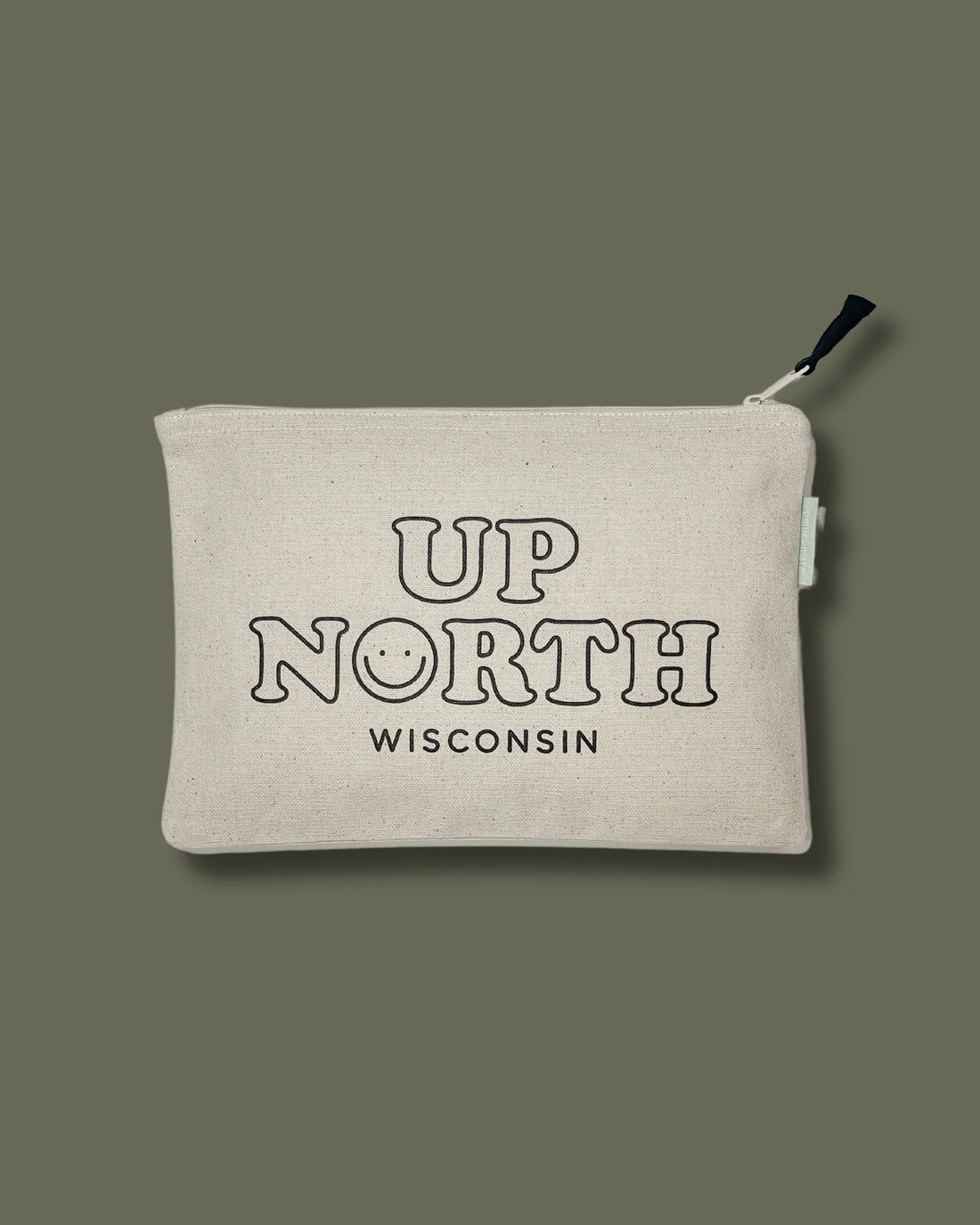 Up North Wisconsin Large Zipper Pouch