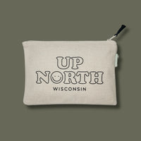 Up North Wisconsin Large Zipper Pouch