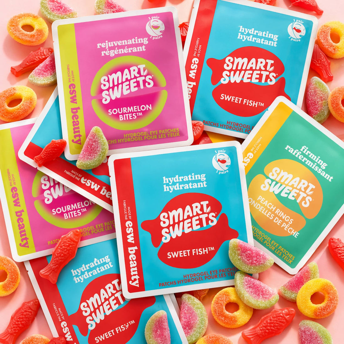 ESW x SmartSweets Rejuvenating Sourmelon Bites™ Eye Patches: 1 pc