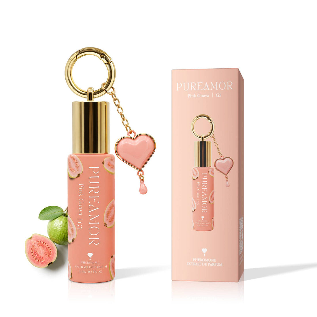 Pink Guava | Roll-on Pheromone Keychain Perfume Oil - 6ml