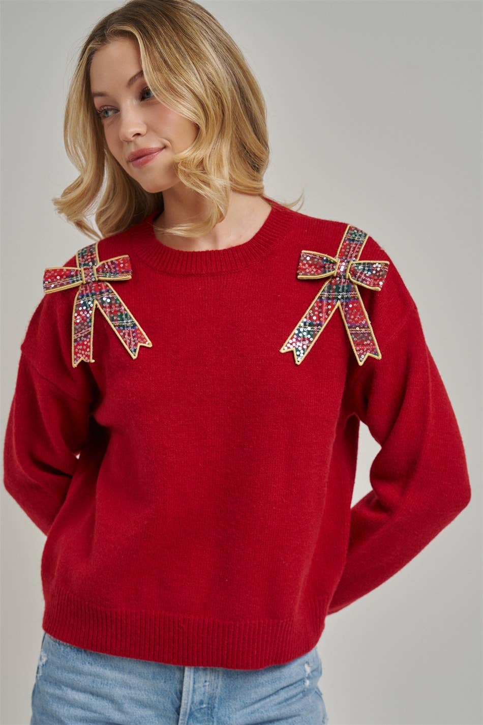 Mistletoe & Bows Sweater