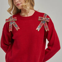 Mistletoe & Bows Sweater
